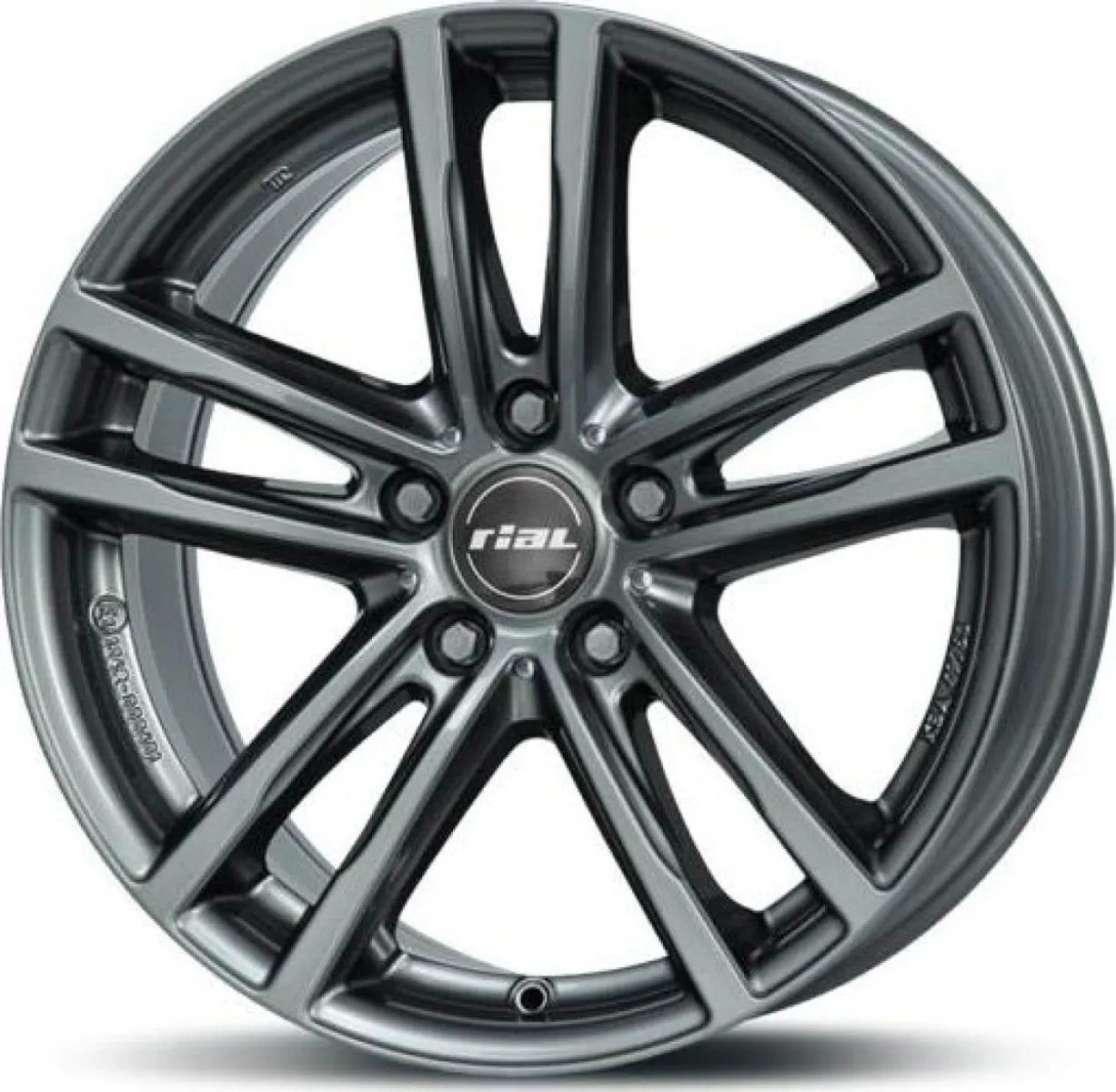 RIAL X10 8x18 5x120 ET34 CB72,6 Metal-Grey