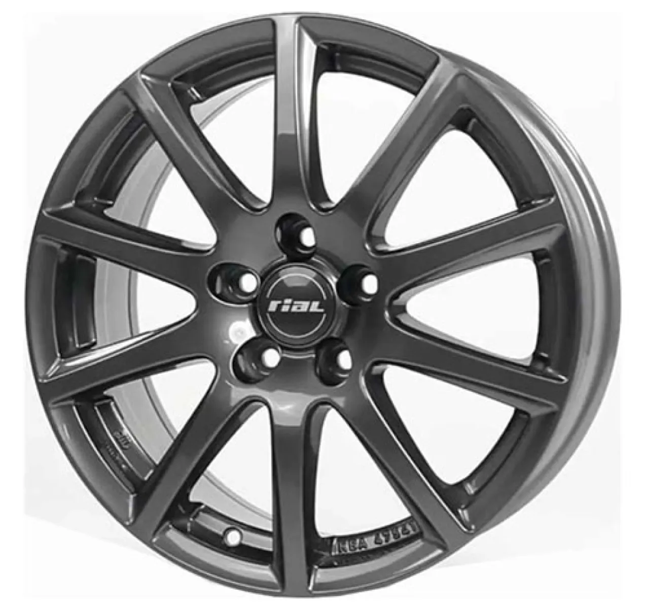 RIAL MILANO 7x17 5x100 ET40 CB63,3 Titanium