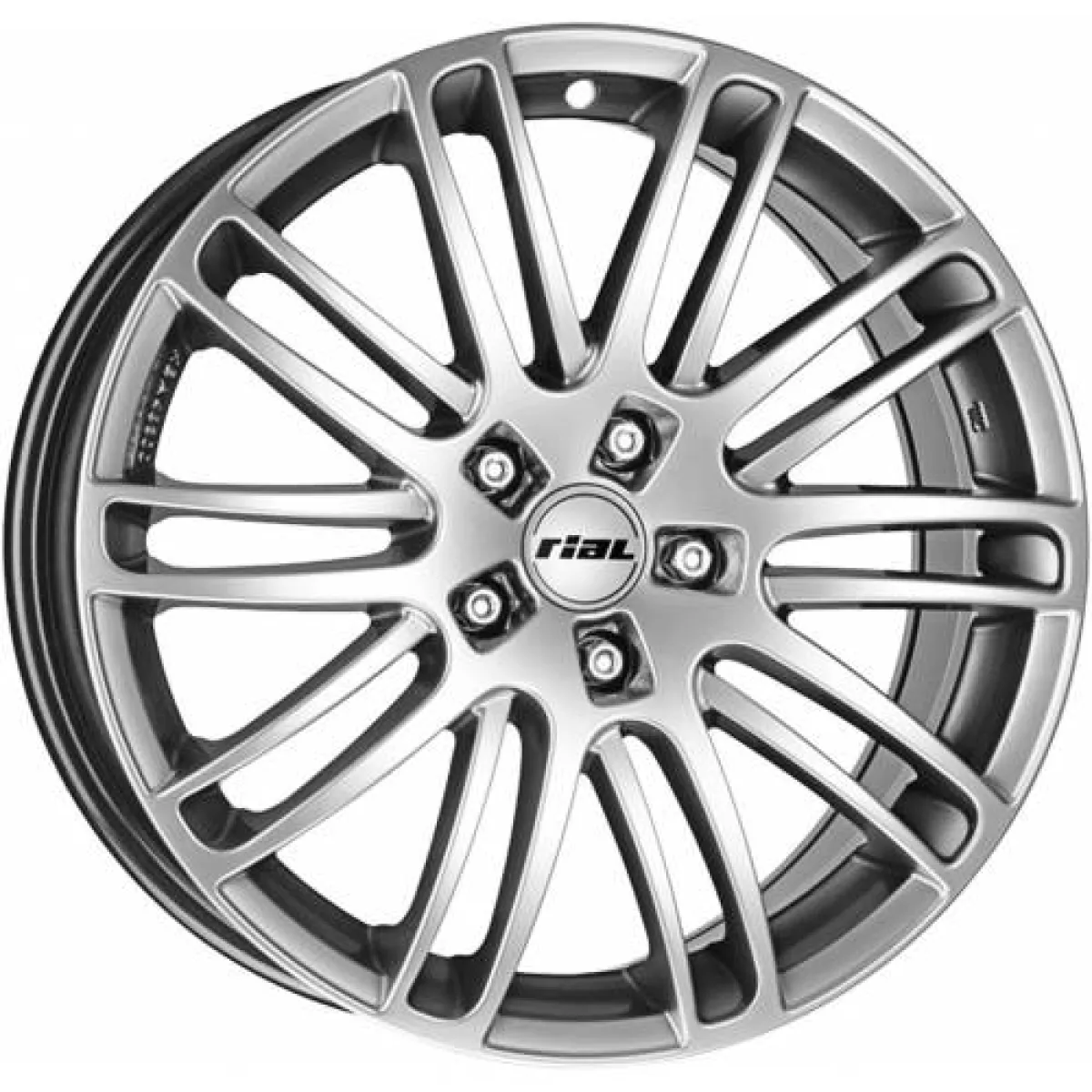 RIAL MURAGO 7,5x17 5x114,3 ET47 CB70,1 Sterling-Silber