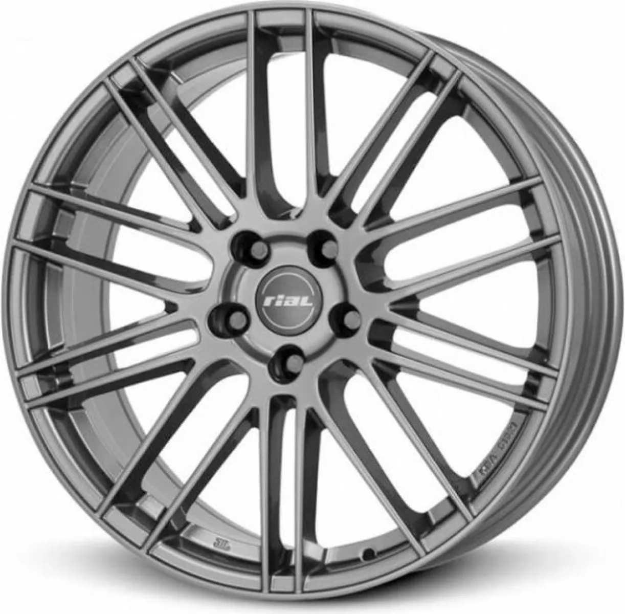 RIAL KIBO 8x18 5x105 ET38 CB56,6 Metal-Grey