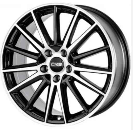 CMS 8x18 5x112 ET43 DB-Diamond Black Gloss