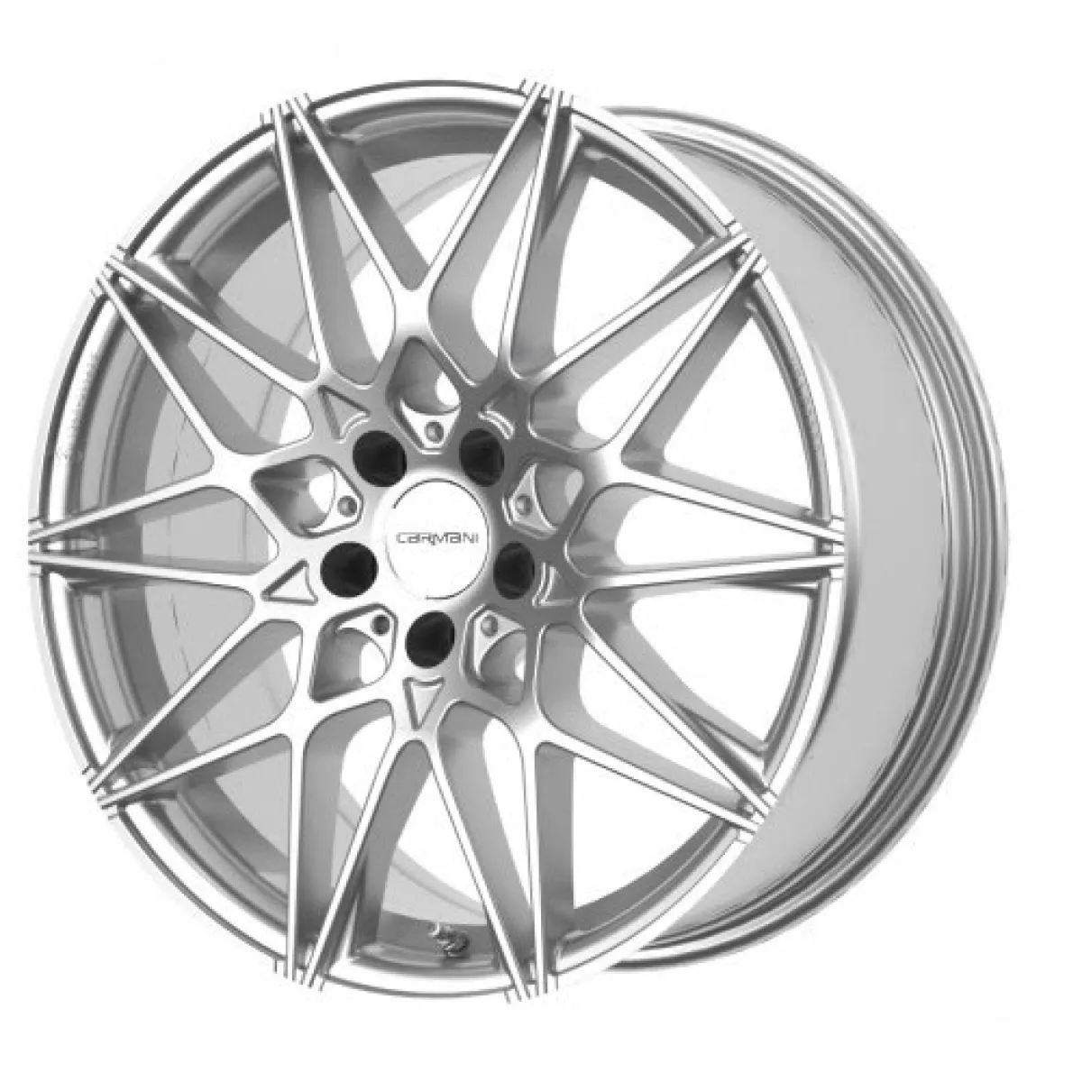 CARMANI 18 Knut 8x18 5x112 ET25 CB66,7 white silver FIX