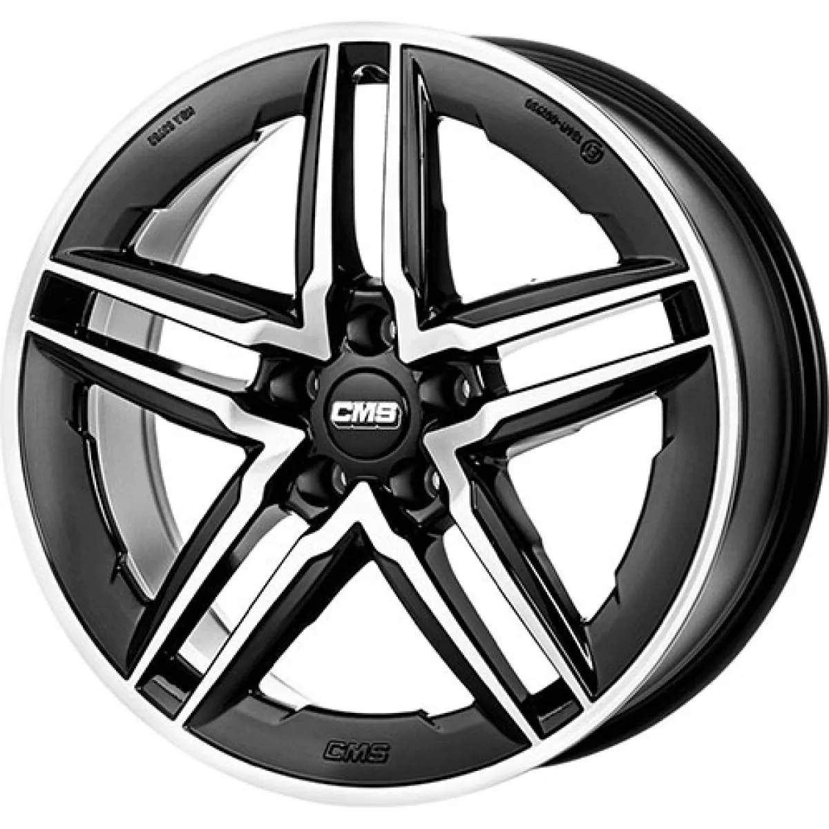 CMS 7,5x17 5x112 ET54 CB66,5 DB-Diamond Black Gloss