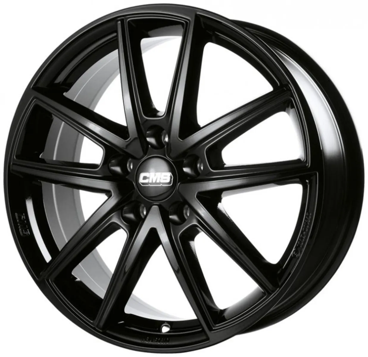 CMS 7x17 5x110 ET40 CB65,1 CBG-Complete Black Gloss