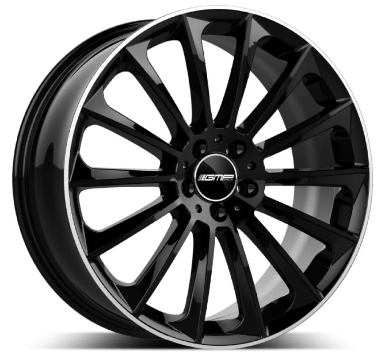 GMP Italia STELLAR 9,5x19 5x112 ET35 CB66,6 Black Diamond Lip