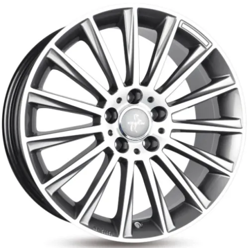 KESKIN KT18 7x17 5x112 ET48 PFP PALLADIUM FRONT POLISH