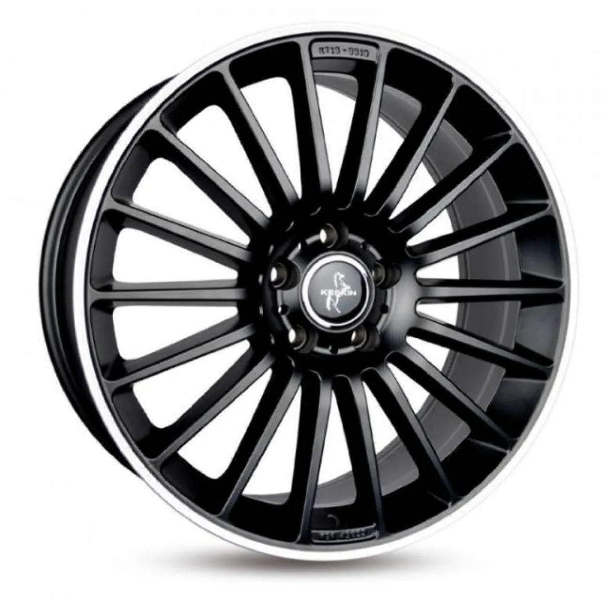 KESKIN KT15 8x18 5x112 ET30 CB66,6 MBLP MATT BLACK LIP POLISH
