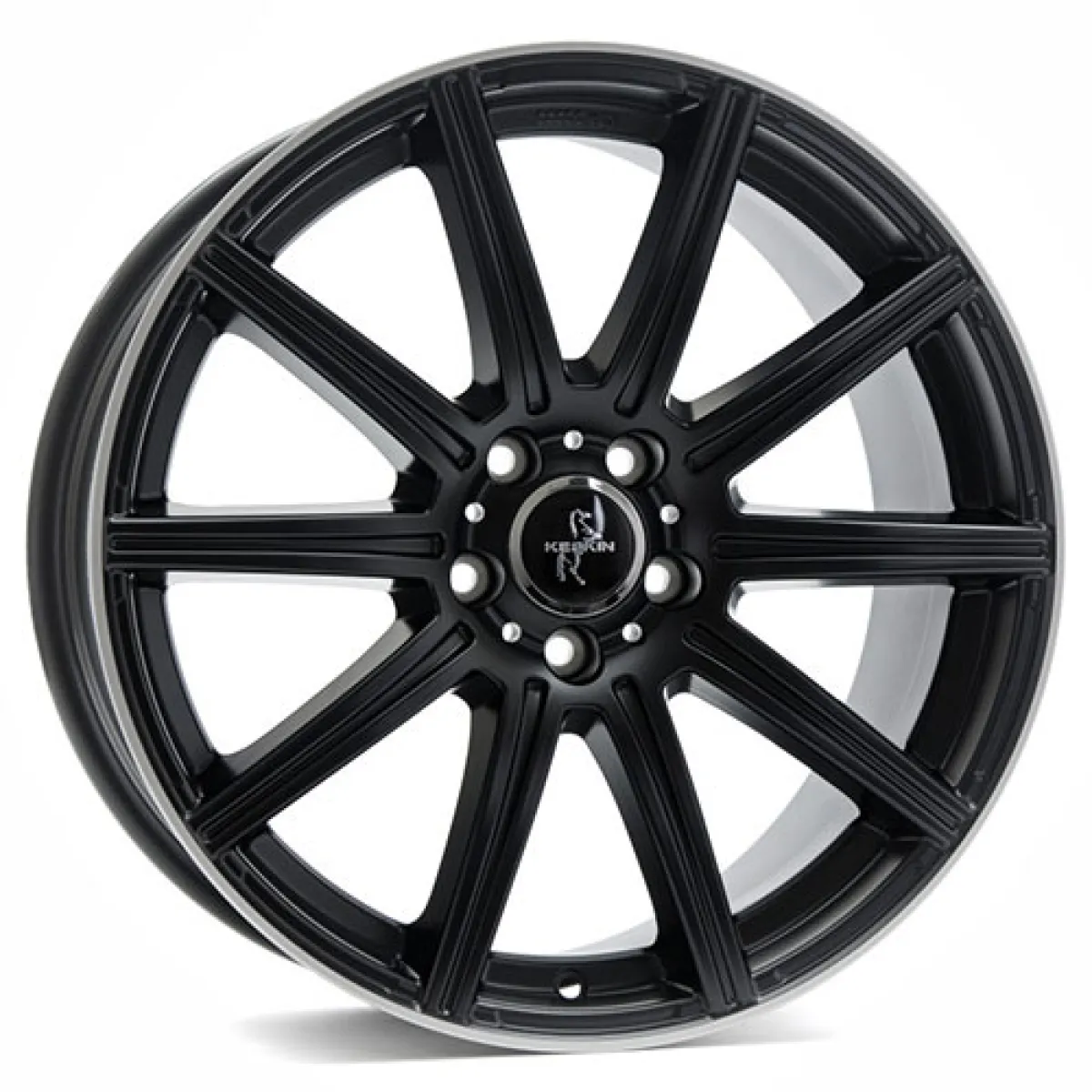 KESKIN KT16 8x18 5x112 ET30 CB66,6 MBLP MATT BLACK LIP POLISH