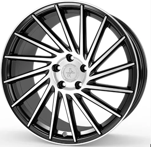 KESKIN KT17 9x20 5x112 ET40 CB66,5 BFP BLACK FRONT POLISH