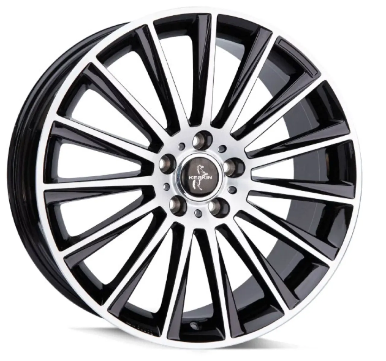 KESKIN KT18 7x17 5x120 ET35 CB72,6 BFP BLACK FRONT POLISH
