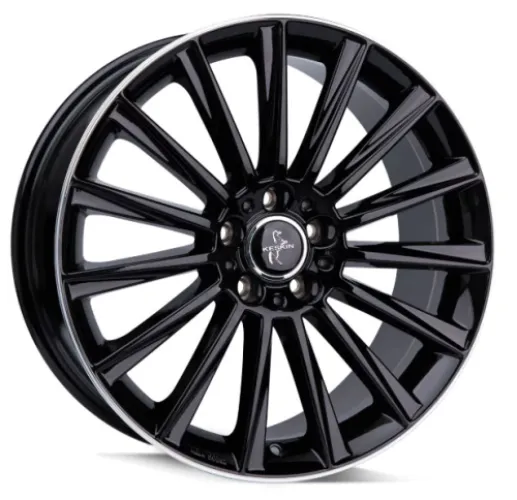 KESKIN KT18 8x18 5x112 ET45 BLP BLACK LIP POLISH