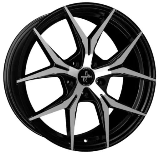 KESKIN KT19 8,5x19 5x108 ET45 BFP BLACK FRONT POLISH