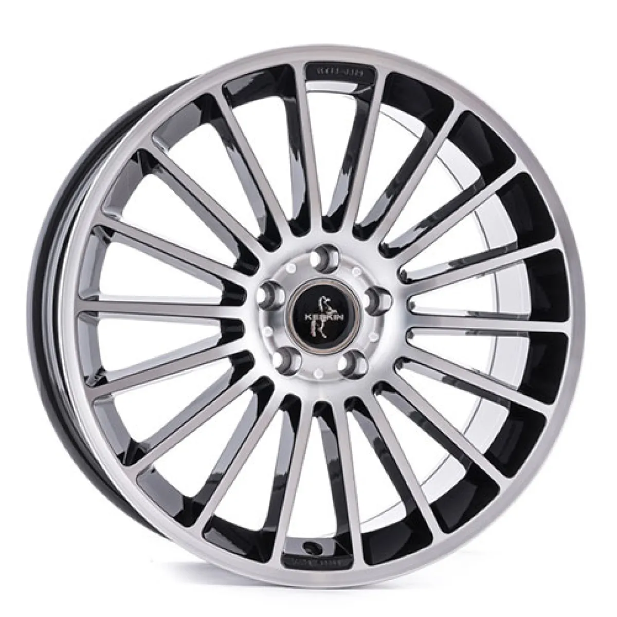 KESKIN KT15 8x18 5x112 ET45 CB66,6 BFP BLACK FRONT POLISH