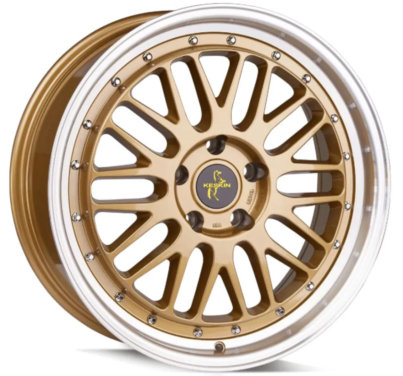 KESKIN KT22 8,5x19 5x120 ET35 CB72,6 GLP GOLD LIP POLISH