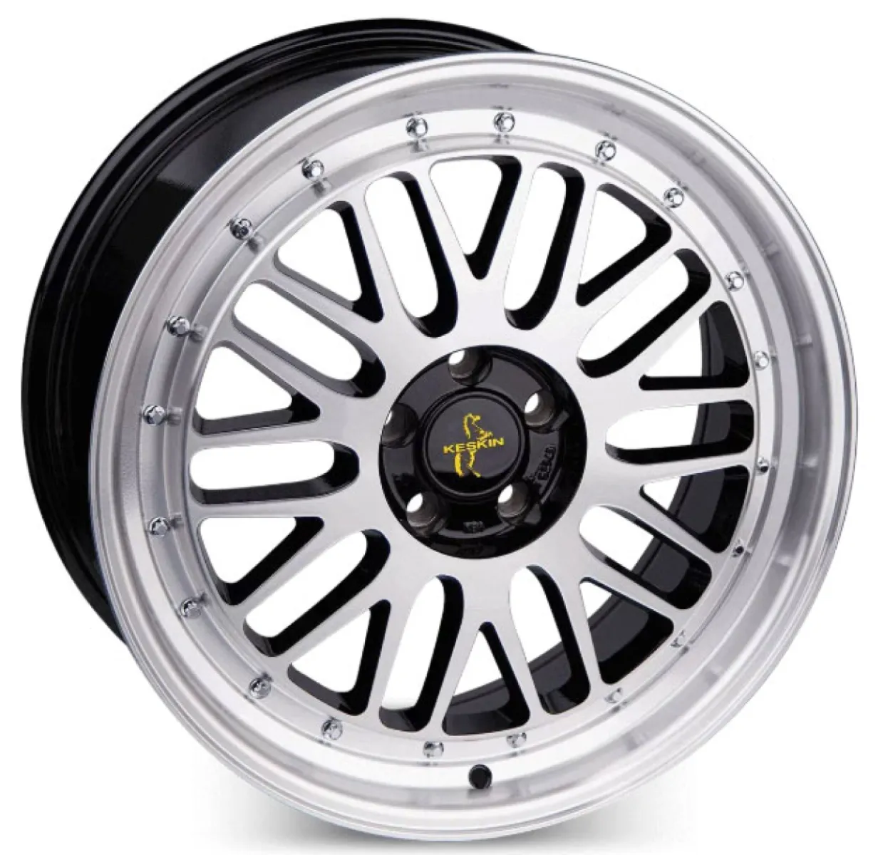 KESKIN KT22 8,5x19 5x120 ET35 CB72,6 BFP BLACK FRONT POLISH