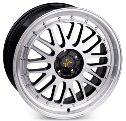 KESKIN KT22 8,5x19 5x112 ET30 CB72,6 BFP BLACK FRONT POLISH