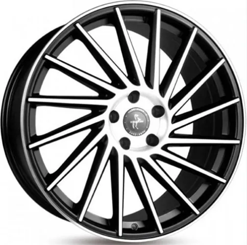 KESKIN KT17 10x22 5x112 ET50 CB66,6 MBFP MATT BLACK FRONT POLISH