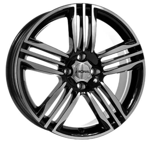 RONAL R57 7,5x18 4x100 ET44 SCHWARZ-FRONTKOPIERT