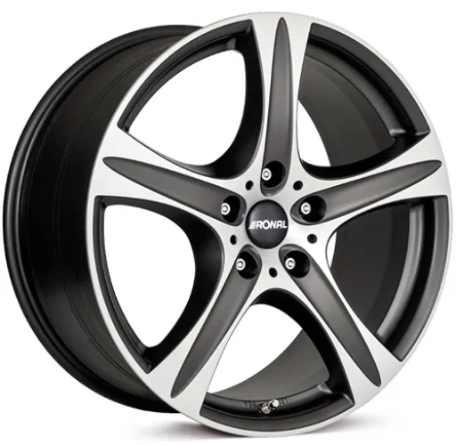 RONAL R55 SUV 9x19 5x108 ET50 MATTSCHWARZ-FRONTKOPIERT