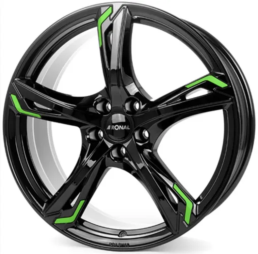 RONAL R62 Green 8,5x20 5x112 ET30 JETBLACK