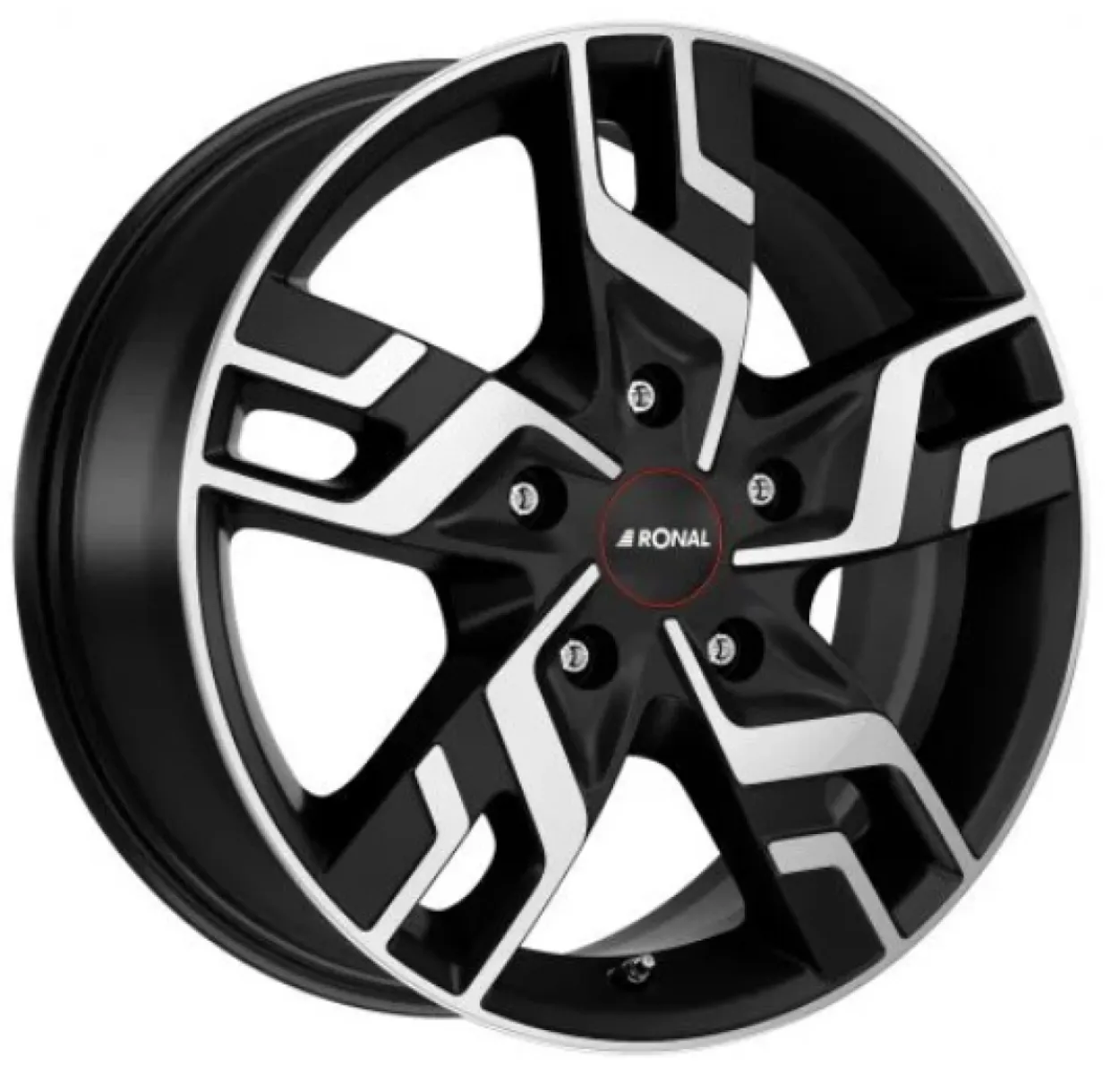 RONAL R64 7x17 5x130 ET33 CB84,1 JETBLACK-MATT-FRONTKOPIERT