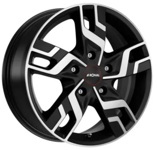RONAL R64 6,5x16 5x118 ET60 JETBLACK-MATT-FRONTKOPIERT