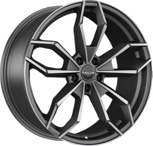 ProLine Wheels PXM 8x18 5x112 ET48 matt grey polished