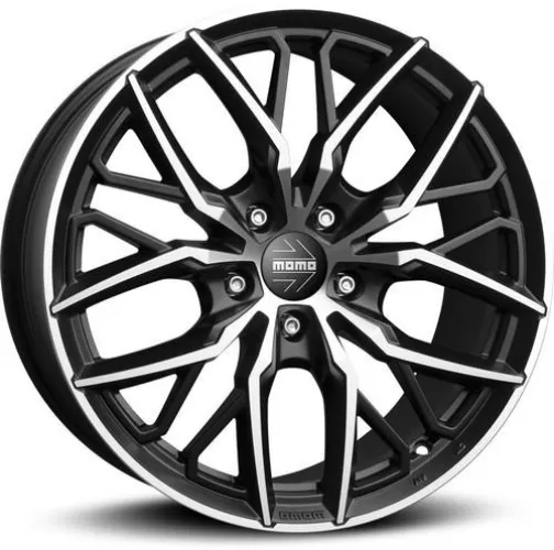 MOMO SPIDER 8,5x20 5x112 ET35 Matt Black Diamond Cut