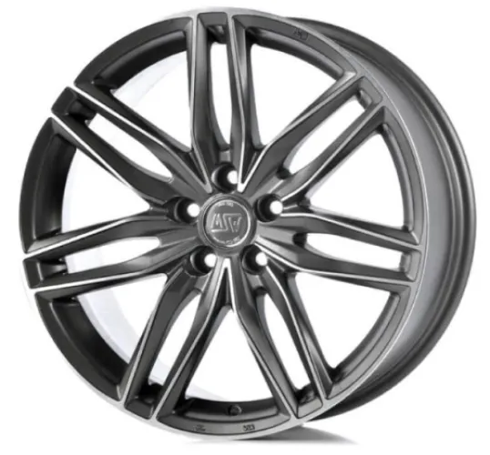 MSW MSW 24 8x18 5x114,3 ET45 Matt Gun Metal Full Polished