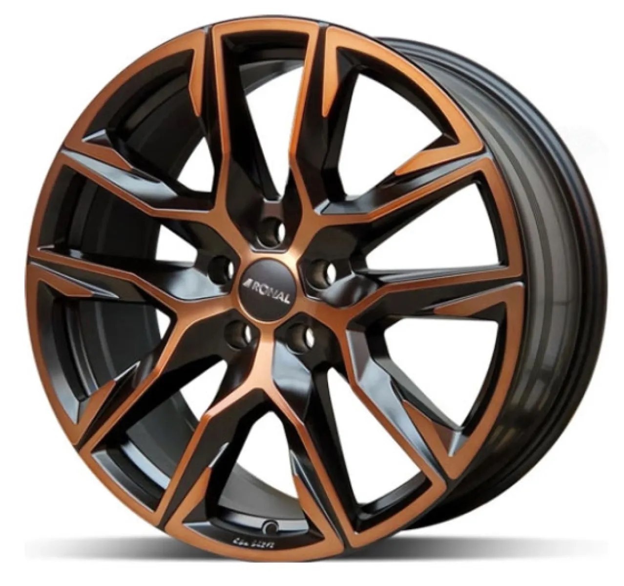 RONAL R71 8,5x20 5x112 ET20 CB66,5 JETBLACK-COPPER MATT