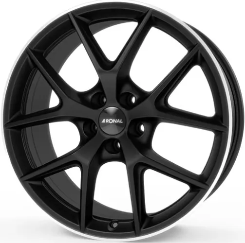 RONAL R75 8x19 5x112 ET25,1 JETBLACK-MATT-HORNKOPIERT