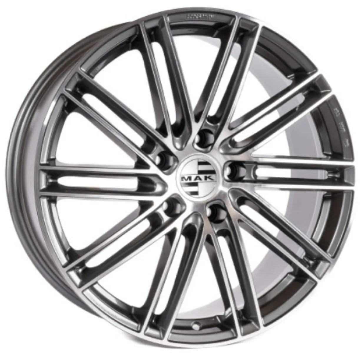 MAK LEIPZIG 9,5x21 5x130 ET60 CB71,6 GUN MET-MIRROR FACE