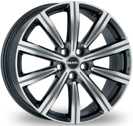 MAK BIRMINGHAM 8,5x20 5x112 ET29 CB66,6 Gun Metal Mirror Face
